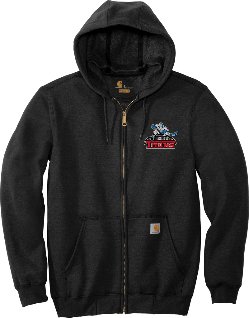 NJ Titans Carhartt Midweight Hooded Zip-Front Sweatshirt