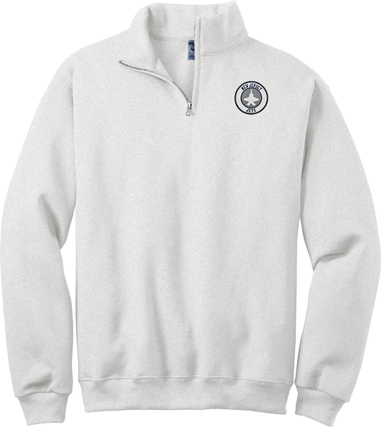 NJ Jets NuBlend 1/4-Zip Cadet Collar Sweatshirt