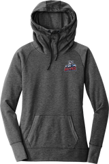 Hartford Jr. Wolfpack New Era Ladies Tri-Blend Fleece Pullover Hoodie