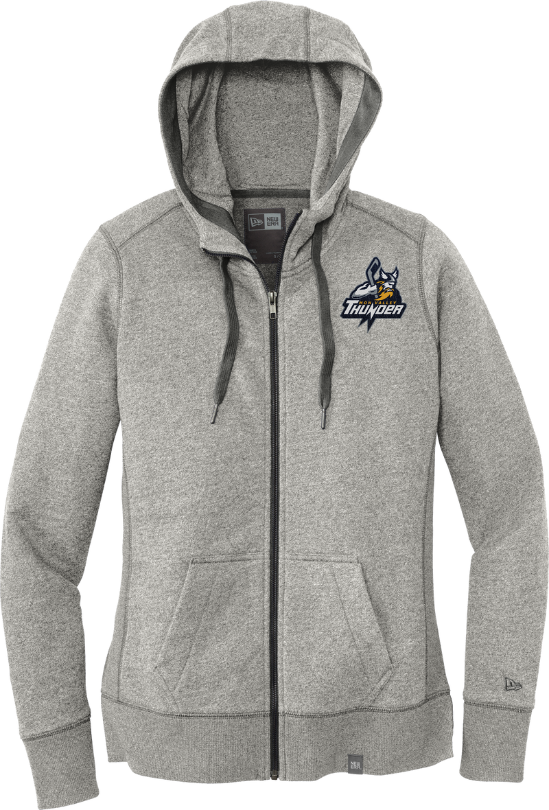 Mon Valley Thunder New Era Ladies French Terry Full-Zip Hoodie