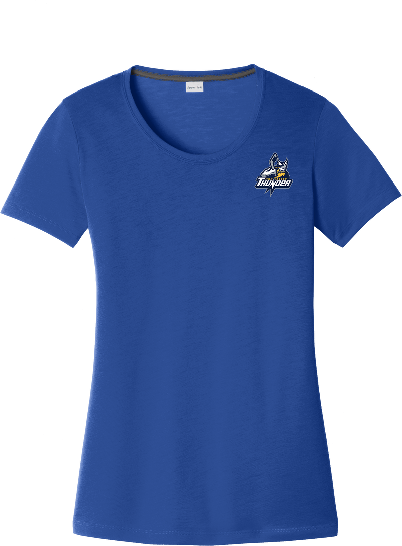 Mon Valley Thunder Ladies PosiCharge Competitor Cotton Touch Scoop Neck Tee