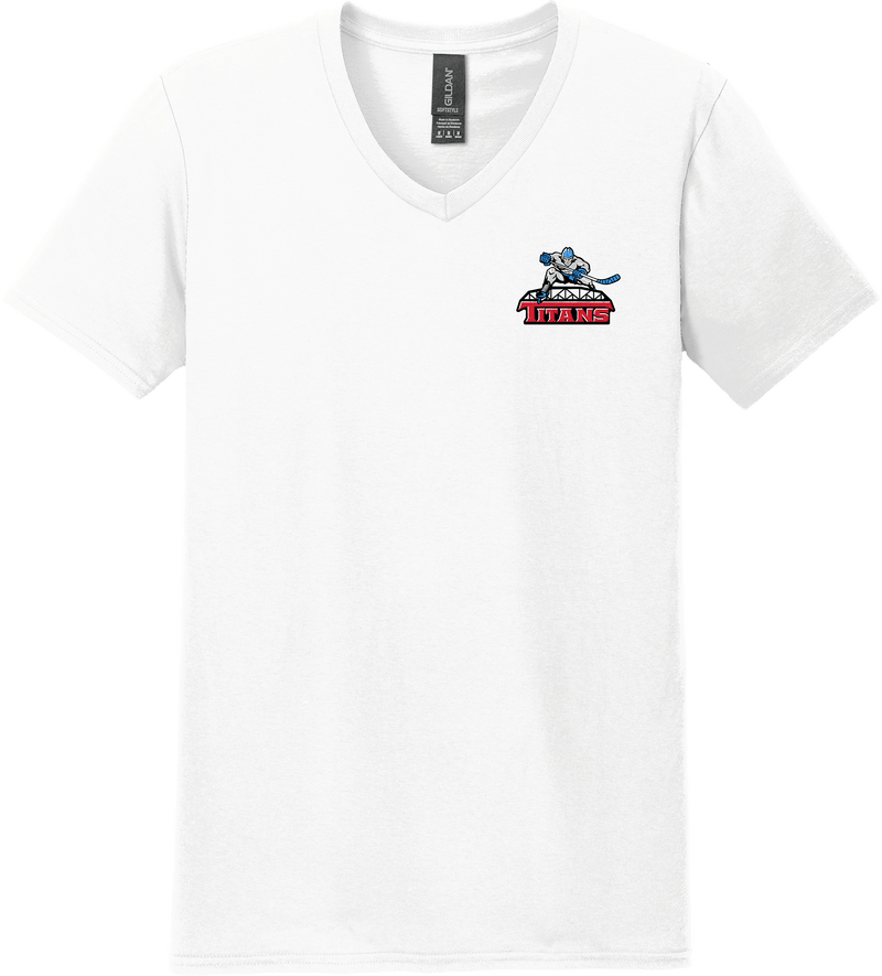 NJ Titans Softstyle V-Neck T-Shirt