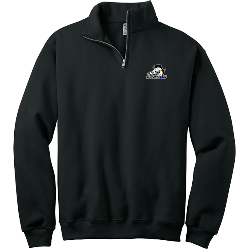 Mid-State Mustangs NuBlend 1/4-Zip Cadet Collar Sweatshirt