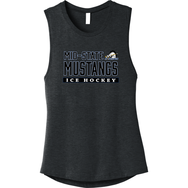 Mid-State Mustangs Womens Jersey Muscle Tank