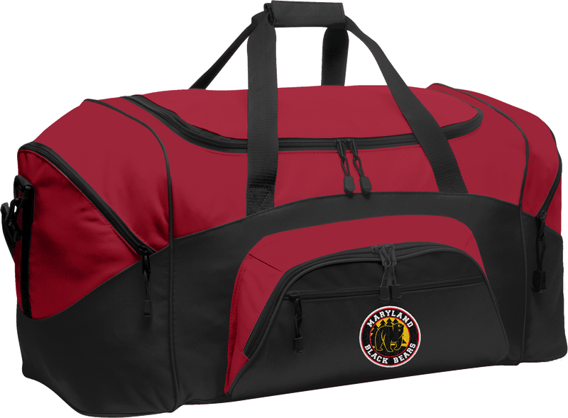 Maryland Black Bears Standard Colorblock Sport Duffel