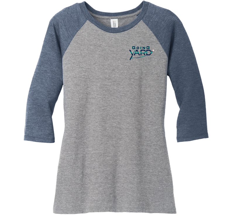 Going Yard Women’s Perfect Tri 3/4-Sleeve Raglan