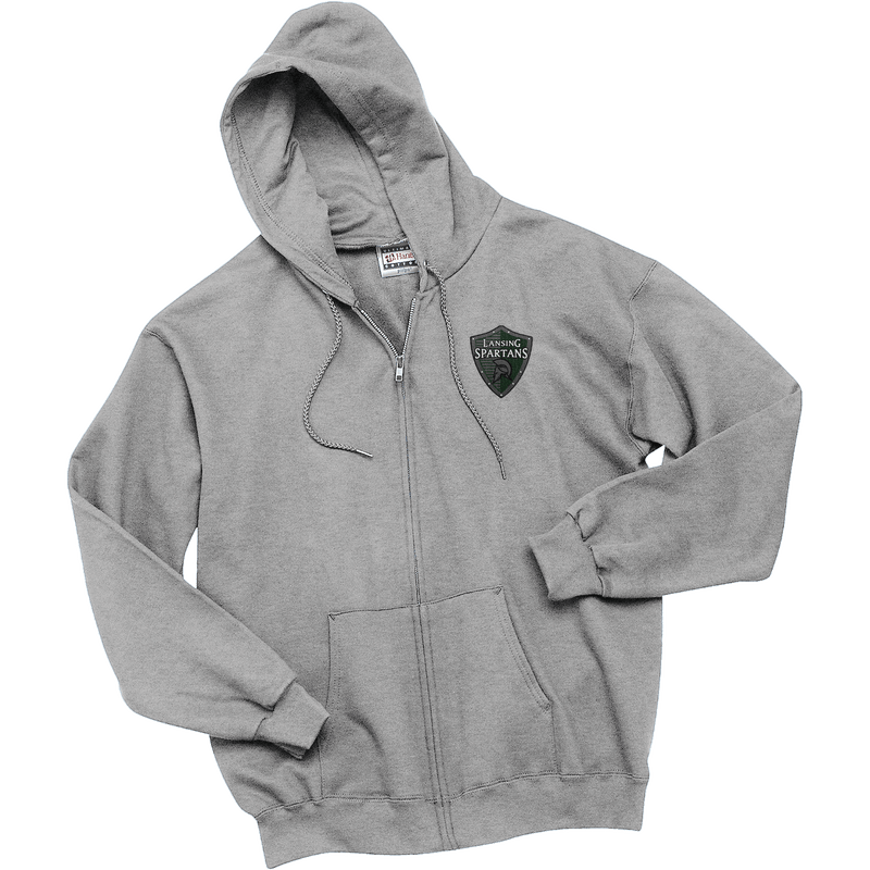 Lansing Spartans Ultimate Cotton - Full-Zip Hooded Sweatshirt