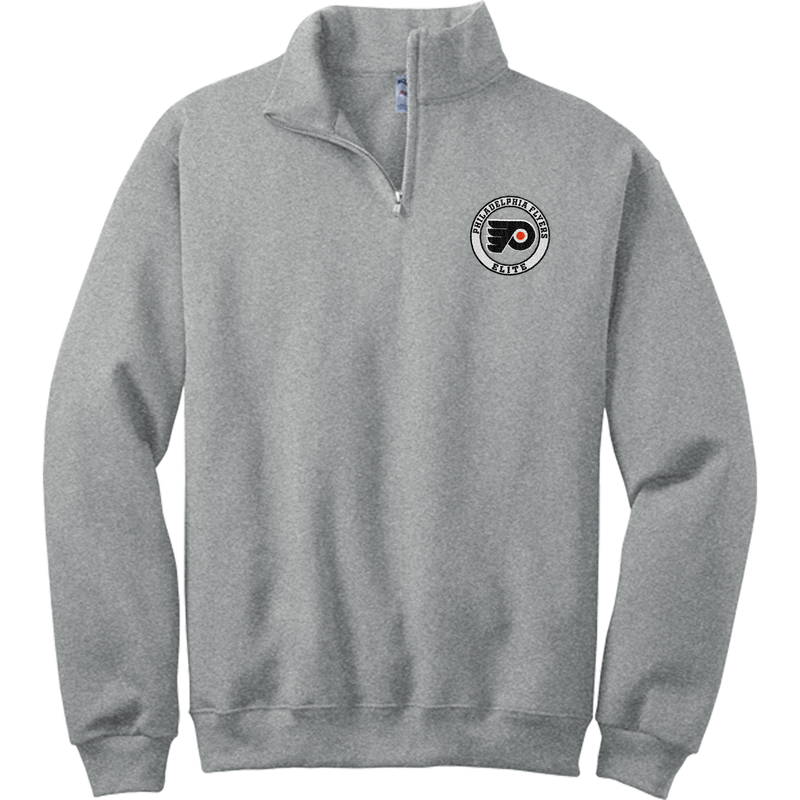 Philadelphia Flyers Elite NuBlend 1/4-Zip Cadet Collar Sweatshirt