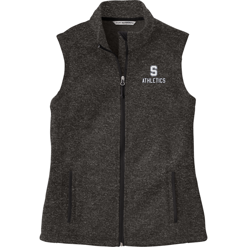 Midd South Athletics Ladies Sweater Fleece Vest