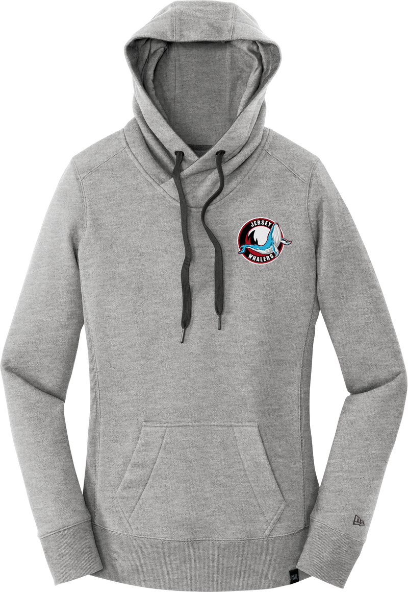 Jersey Shore Whalers New Era Ladies French Terry Pullover Hoodie