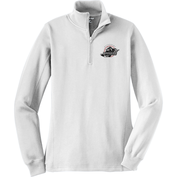 Allegheny Badgers Ladies 1/4-Zip Sweatshirt