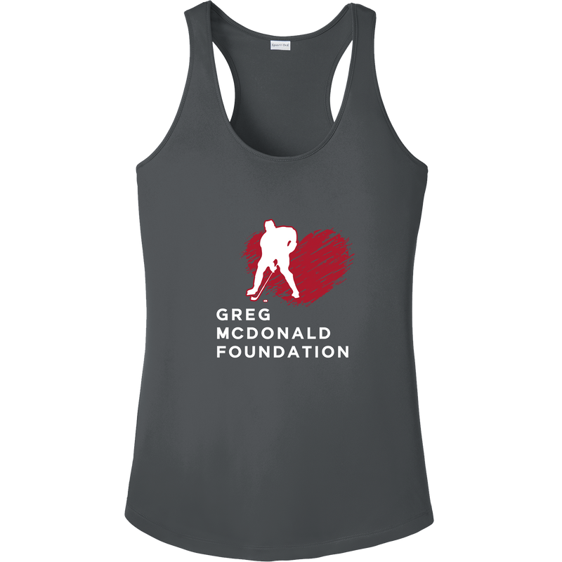 Greg McDonald Foundation Women's PosiCharge Competitor Racerback Tank