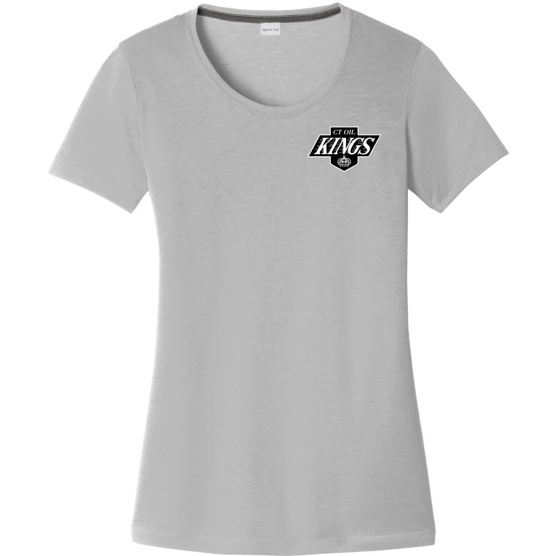 CT Oil Kings Ladies PosiCharge Competitor Cotton Touch Scoop Neck Tee