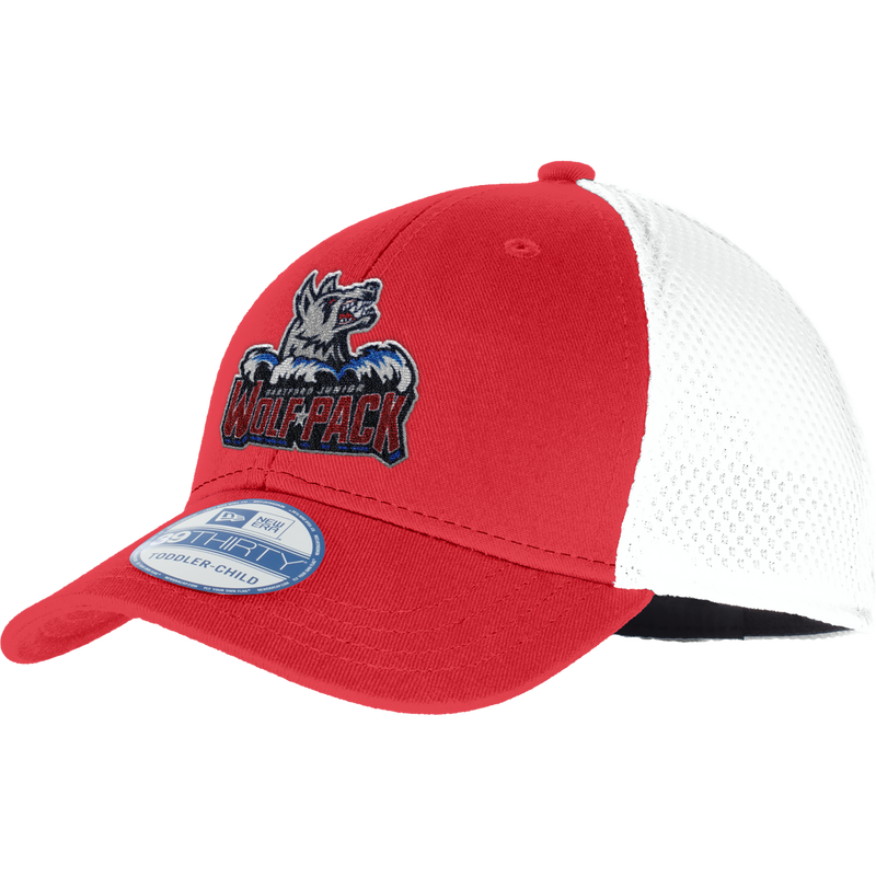 Hartford Jr. Wolfpack New Era Youth Stretch Mesh Cap