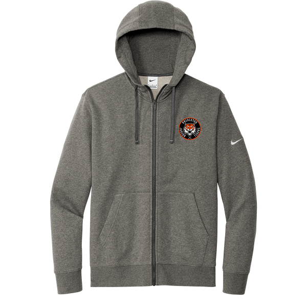 Princeton Jr. Tigers Nike Club Fleece Sleeve Swoosh Full-Zip Hoodie