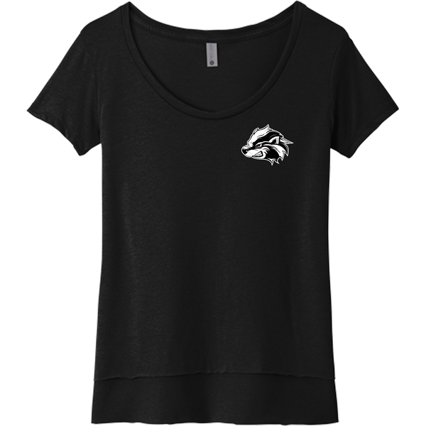 Allegheny Badgers Womens Festival Scoop Neck Tee