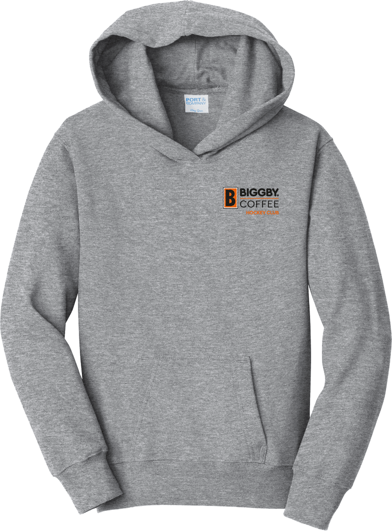 Biggby Coffee Hockey Club Youth Fan Favorite Fleece Pullover Hooded Sweatshirt