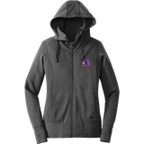 Jr. Phantoms New Era Ladies Tri-Blend Fleece Full-Zip Hoodie