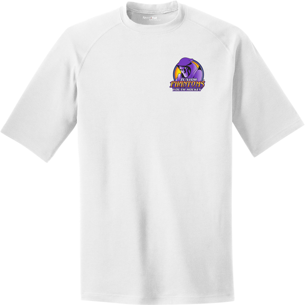 Jr. Phantoms PosiCharge Tri-Blend Wicking Raglan Tee