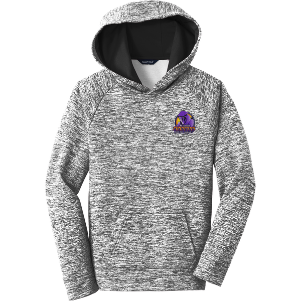 Jr. Phantoms Youth PosiCharge Electric Heather Fleece Hooded Pullover