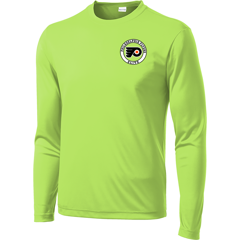 Philadelphia Flyers Elite Long Sleeve PosiCharge Competitor Tee