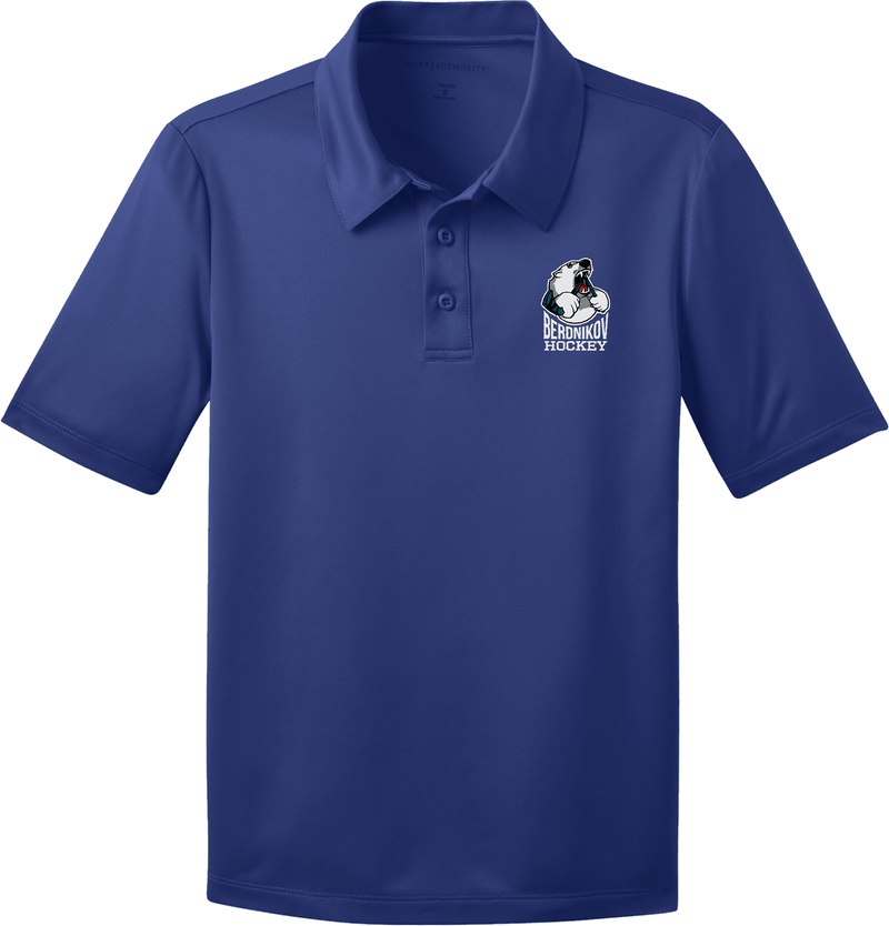 Berdnikov Bears Youth Silk Touch Performance Polo