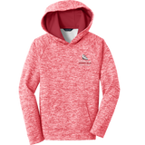 Navesink Figure Skating Youth PosiCharge Electric Heather Fleece Hooded Pullover