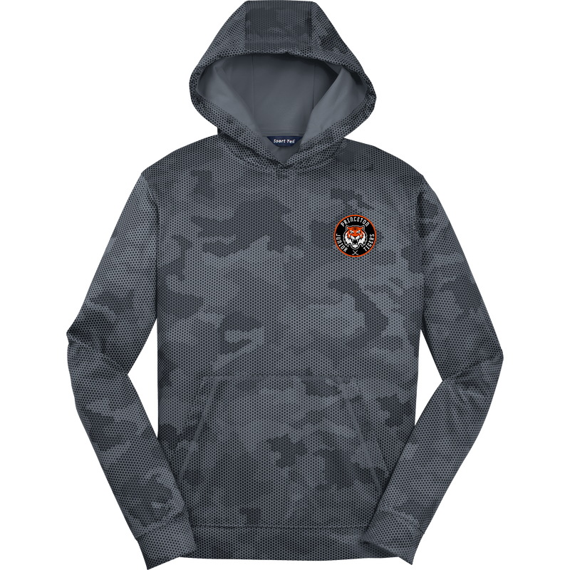 Princeton Jr. Tigers Youth Sport-Wick CamoHex Fleece Hooded Pullover