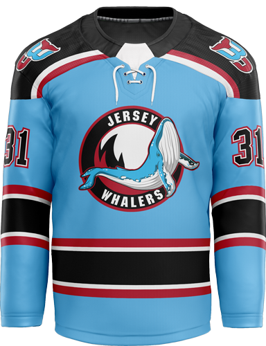 Jersey Shore Whalers Adult Player Sublimated Jersey